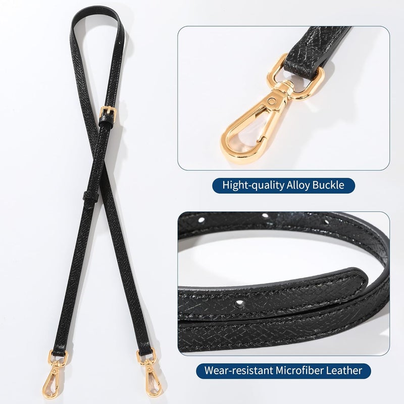 Hamdecro Store Leather Purse Strap, Purse Straps Replacement Crossbody Shoulder Straps for Bags, Adjustable Straps for Handbags - Image 3